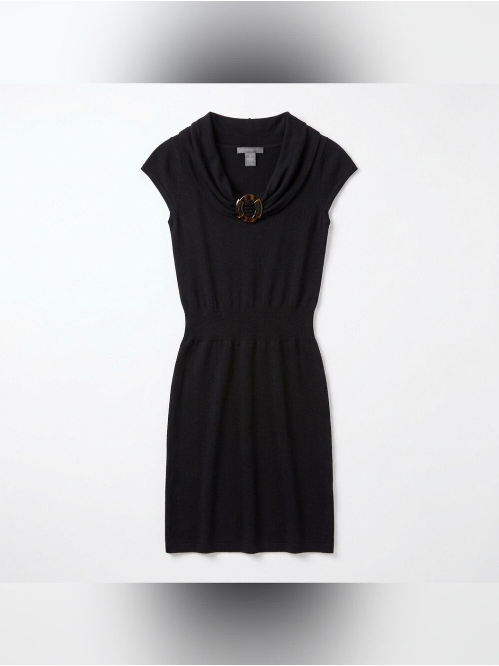 Gucci Black Cowl Neck Dress Women's Size XS Sheer